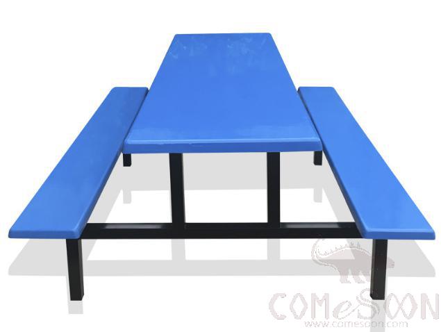 Frp Canteen Tables And Chairs-160*60*75Cm,Plastics And Steel