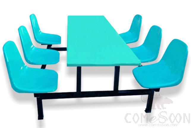 Frp Canteen Tables And Chairs-110*60*75Cm,Plastics And Steel