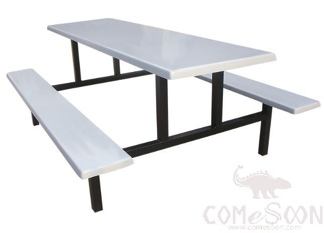 Frp Canteen Tables And Chairs-200*60*75Cm,Plastics And Steel