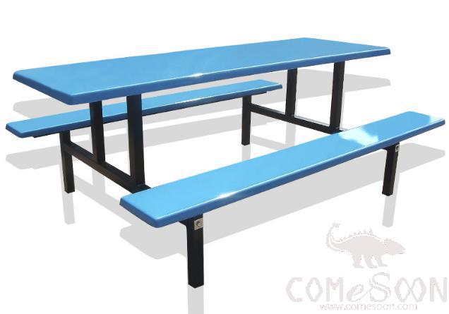 Frp Canteen Tables And Chairs-200*60*75Cm,Plastics And Steel