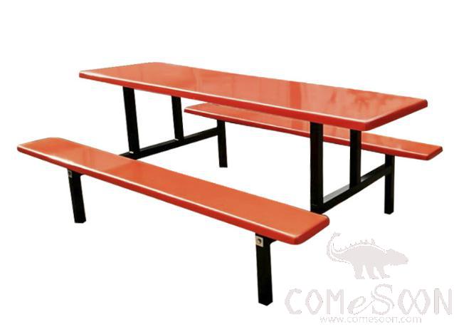 Frp Canteen Tables And Chairs-200*60*75Cm,Plastics And Steel