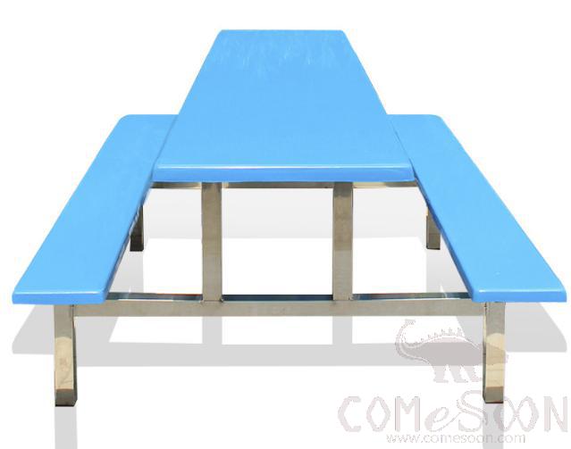 Frp Canteen Tables And Chairs-200*60*75Cm,Plastics And Steel