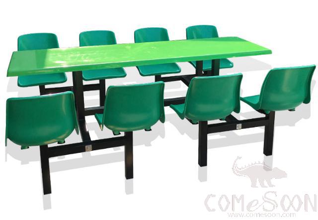 Frp Canteen Tables And Chairs-200*60*75Cm,Plastics And Steel