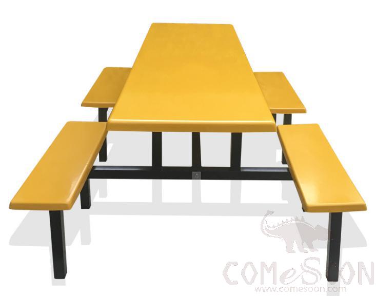 Frp Canteen Tables And Chairs-200*60*75Cm,Plastics And Steel