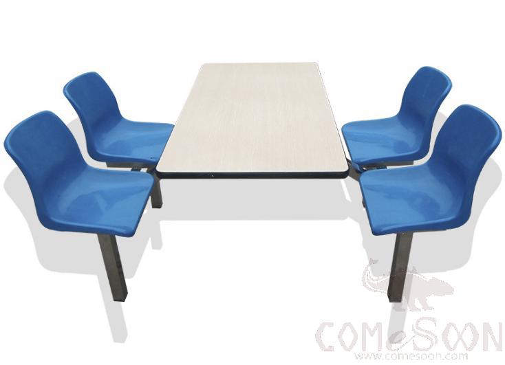 Stainless Steel Canteen Tables And Chairs-110*60*75Cm,Plastics And Steel