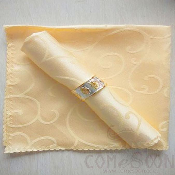 Napkin,48*48cm,Beige single hook