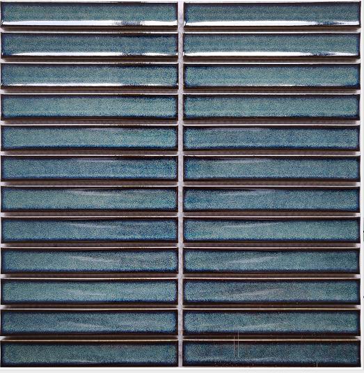 Green concave kiln glaze,22*145mm*8mm