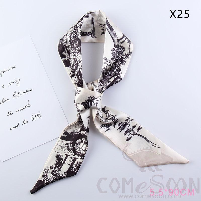 围巾4*90cm-X25