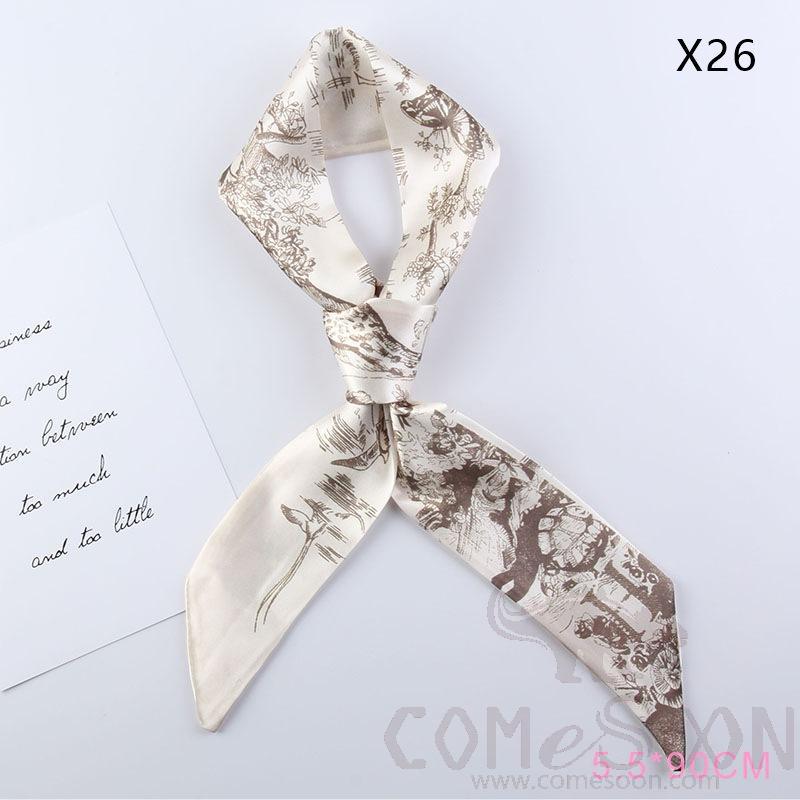 围巾4*90cm-X26