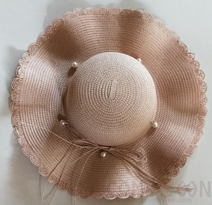 草帽1-粉色,56~58cm
