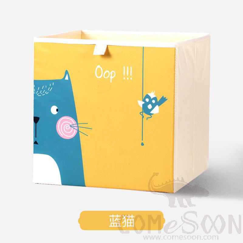 亚麻储物篮-33*33*33cm,防水涂层帆布亚麻+中密度纤维板插片