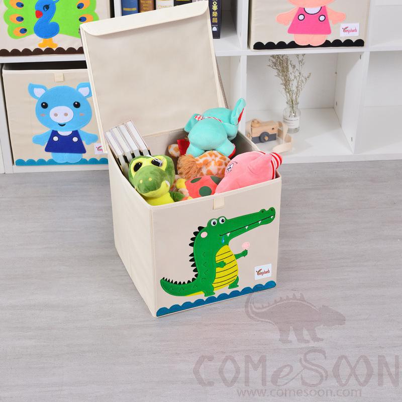 亚麻储物篮-33*33*33cm,防水涂层帆布亚麻+中密度纤维板插片