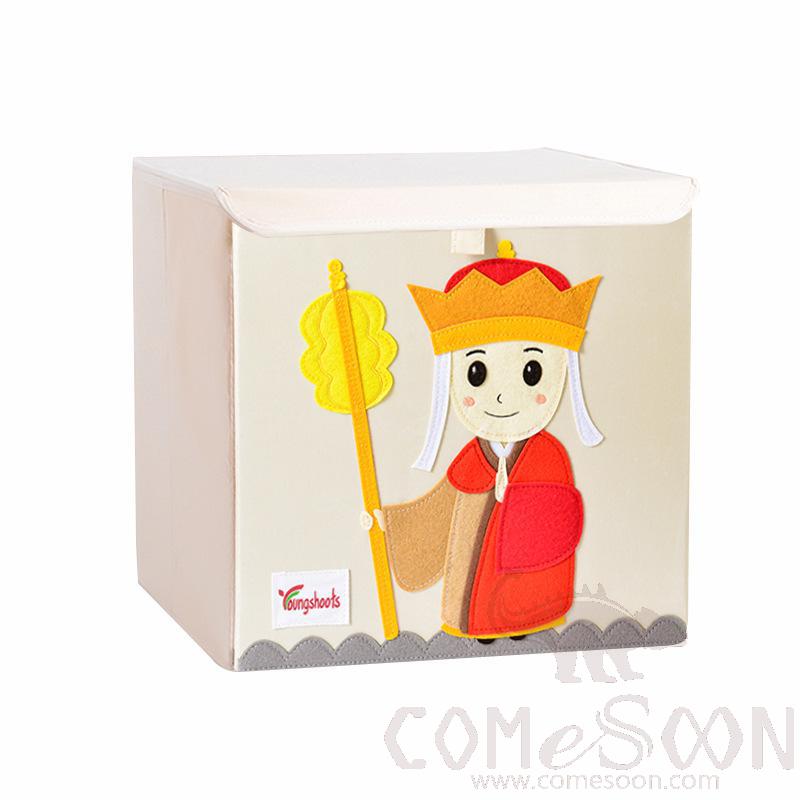 亚麻储物篮-33*33*33cm,防水涂层帆布亚麻+中密度纤维板插片