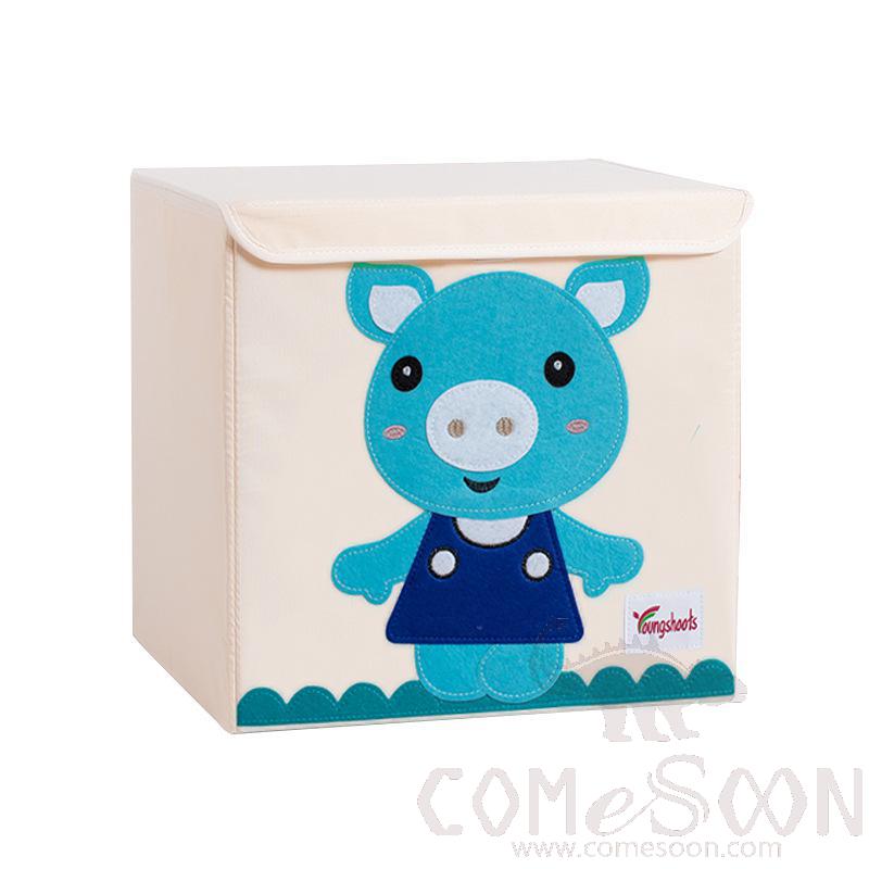 亚麻储物篮-33*33*33cm,防水涂层帆布亚麻+中密度纤维板插片