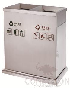 户外垃圾桶,不锈钢,700*400*800mm