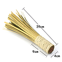 Natural bamboo wok brush, L29cm