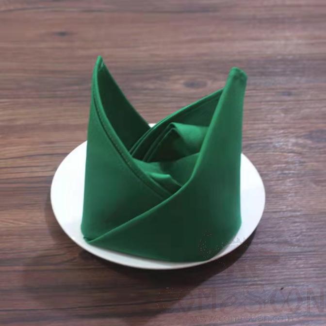 Pure cotton cup cloth, L47*W47cm,Fruit green , Napkin