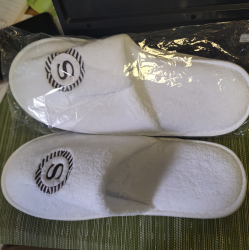 Slippers-Coral Fleece,Sheraton Embroidery, L290*W110mm