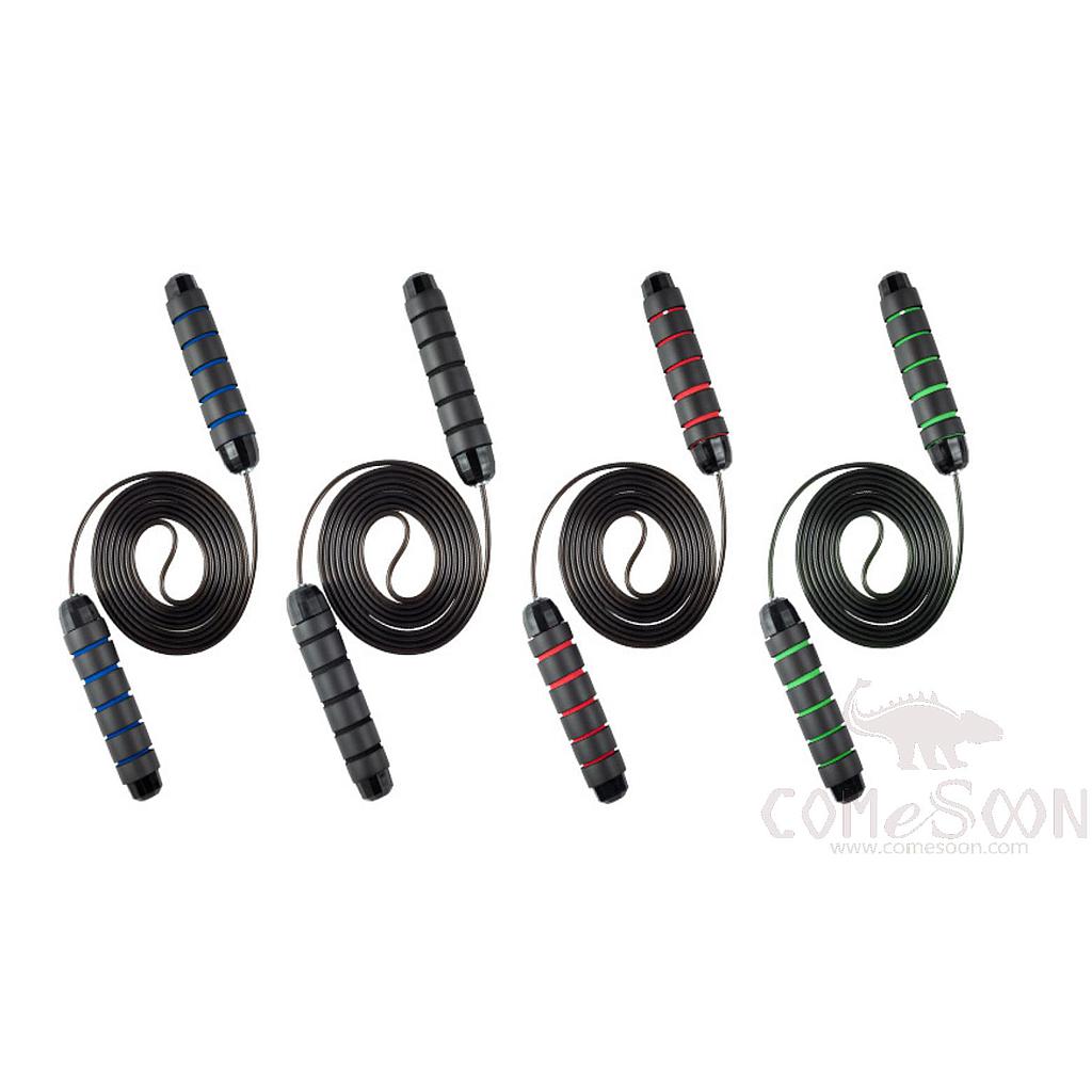 Rope Skipping,Pvc+ Wire Rope,Black