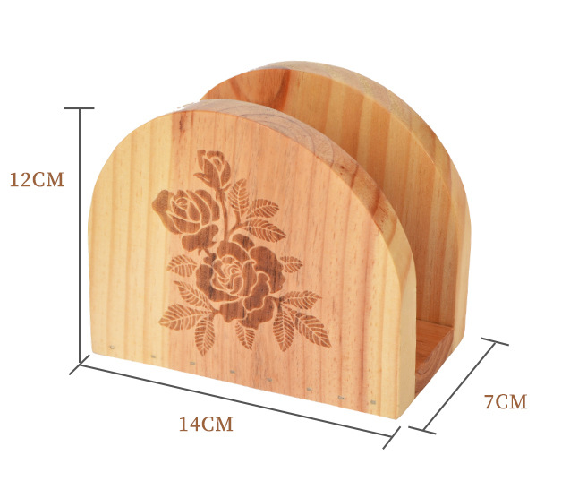 Vertical napkin holder, Yellow, 14*7*12cm