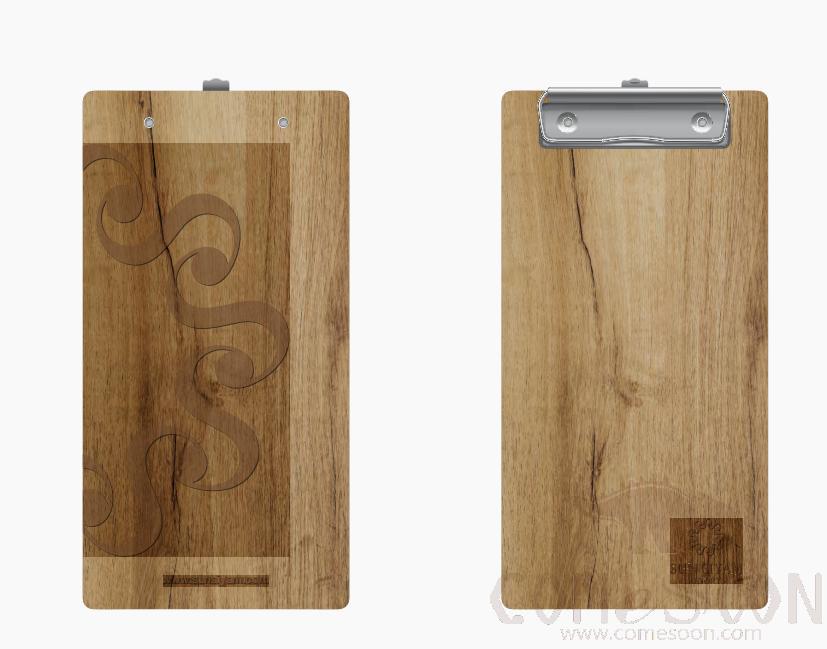 Bill Holder,Bamboo, W120*H210* D6 mm