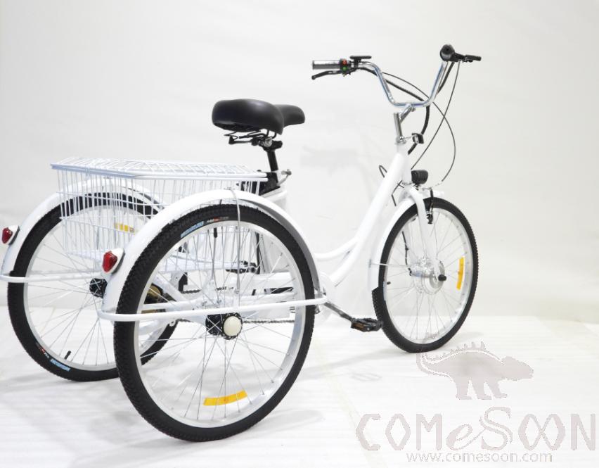 Electric Tricycle, 24&quot;, 36V 12A, 350W, White