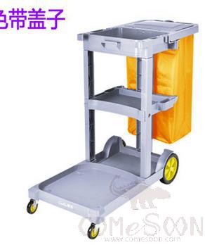 Multifunctional Cleaning Cart,Plastic + Oxford Waterproof Fabric