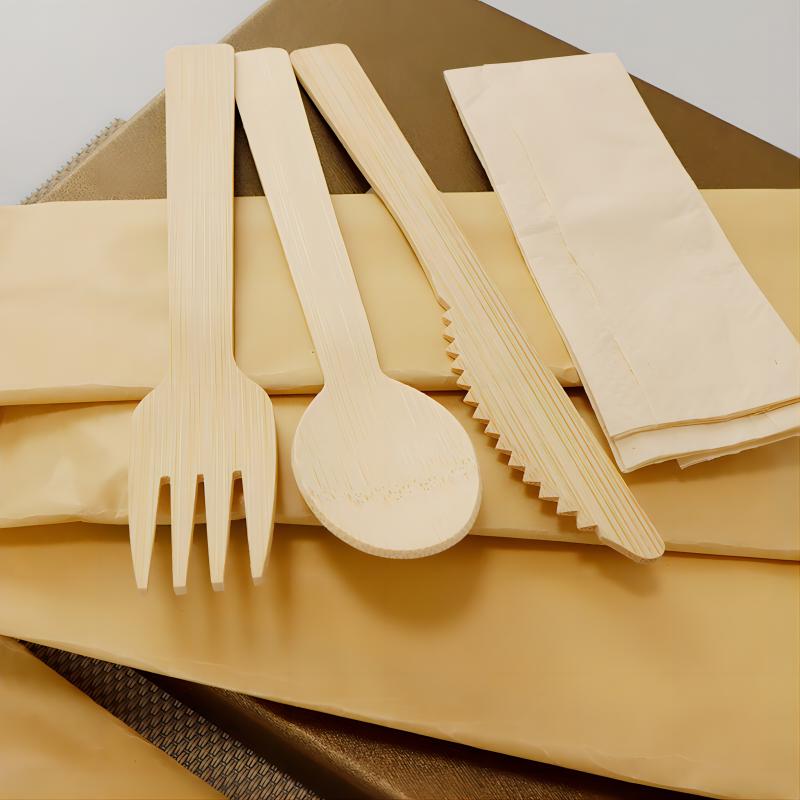 Disposable Bamboo Dinnerware Set