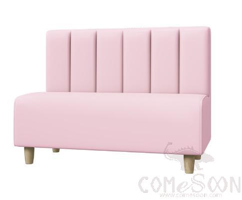 Pink Sofa, Wooden Frame, W51*L52*H75Cm