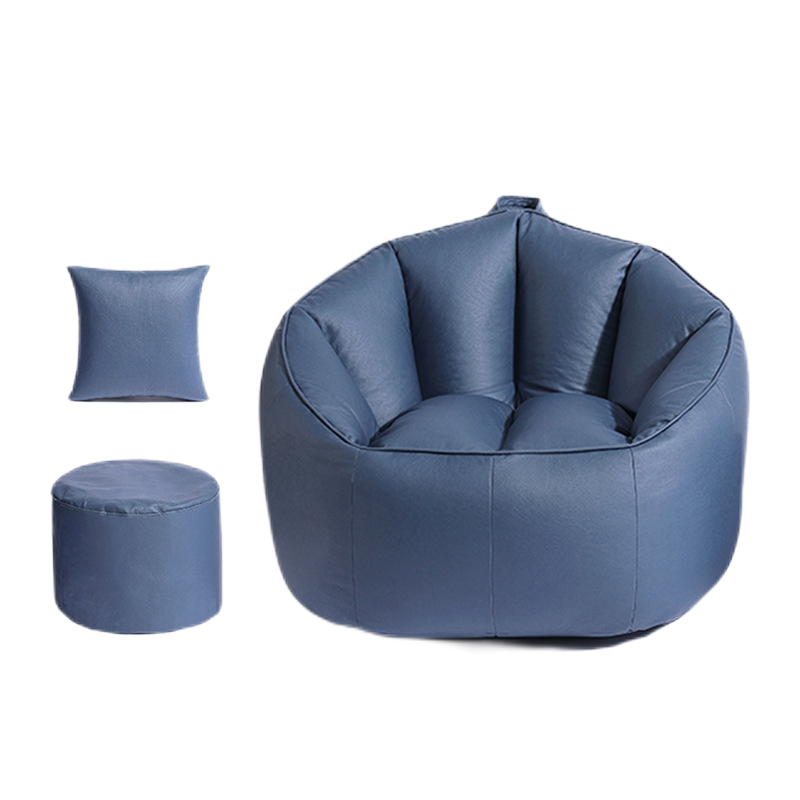Bean Bags，Superfiber Technology Cloth，EPP， L75*W75*H65CM，Dark Blue