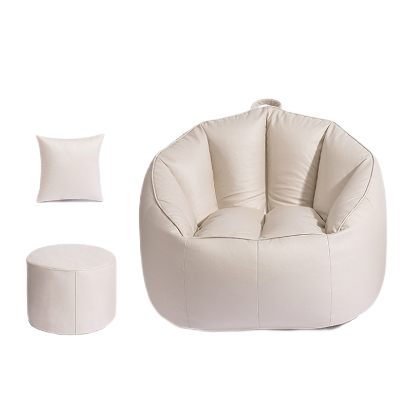 Bean Bags，Superfiber Technology Cloth，EPP，  L75*W75*H65CM，Off-White