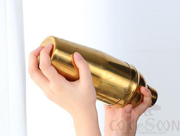 Cocktail Shaker，Gold，750ml