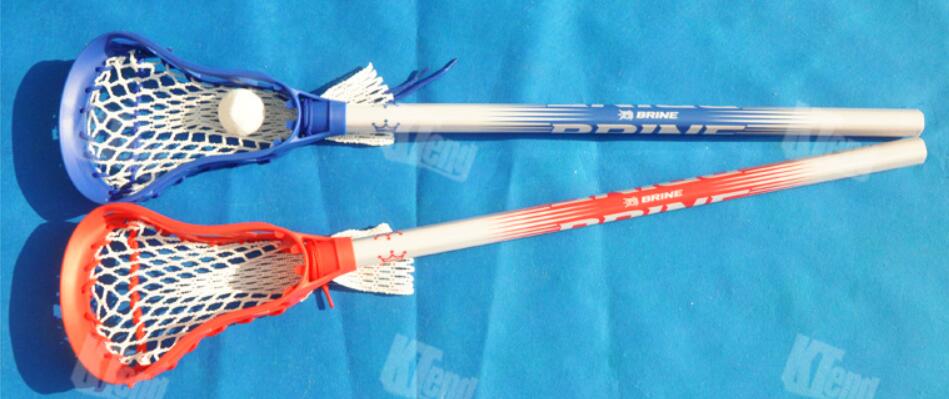 Lacrosse Stick And Gears，ABS+ Tedoron Net，Red