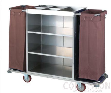 Thickened Bilateral Fabric Cart, 201, L135*W46*H112Cm