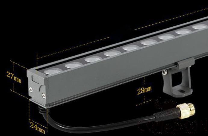 Led Linear Lamp, Aluminum, L1000*W24*H27Mm