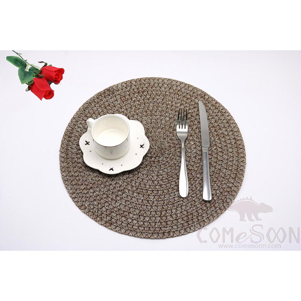 Pvc Placemat, Curry Stripe 2*1