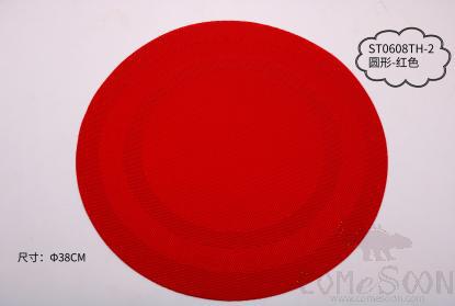 Pvc Placemat, Dark Blue And White Stripes 2*1