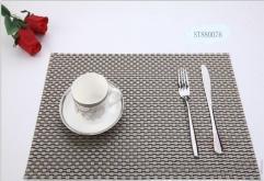 Pvc Placemat,Gold+Black+White 8*8