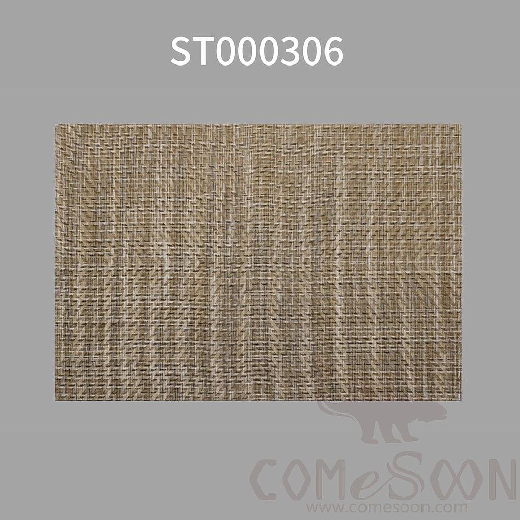Pvc Placemat, V-Shaped Beige