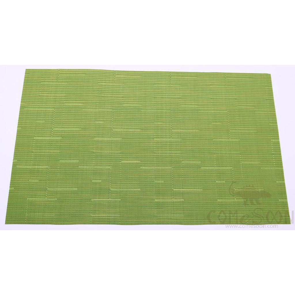 Pvc Placemat,Lime Green Bamboo