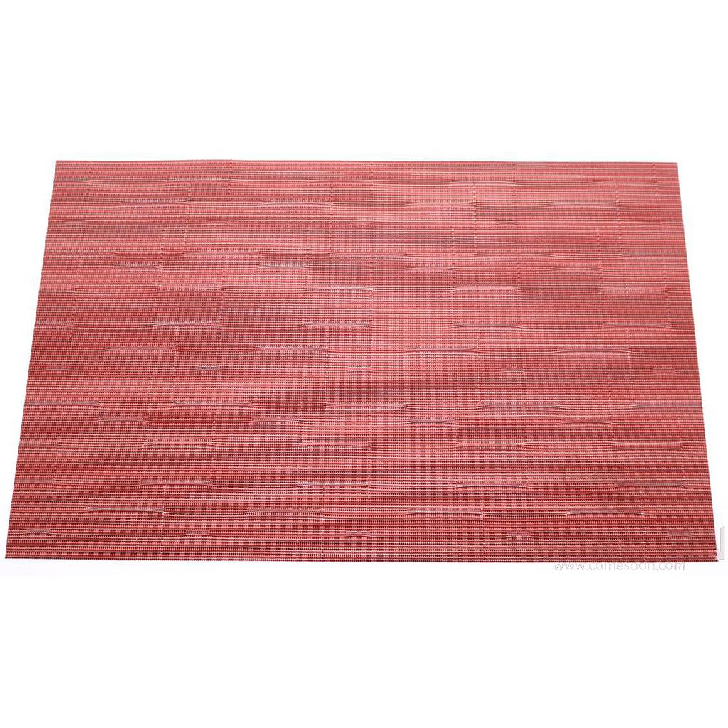 Pvc Placemat,Red Bamboo