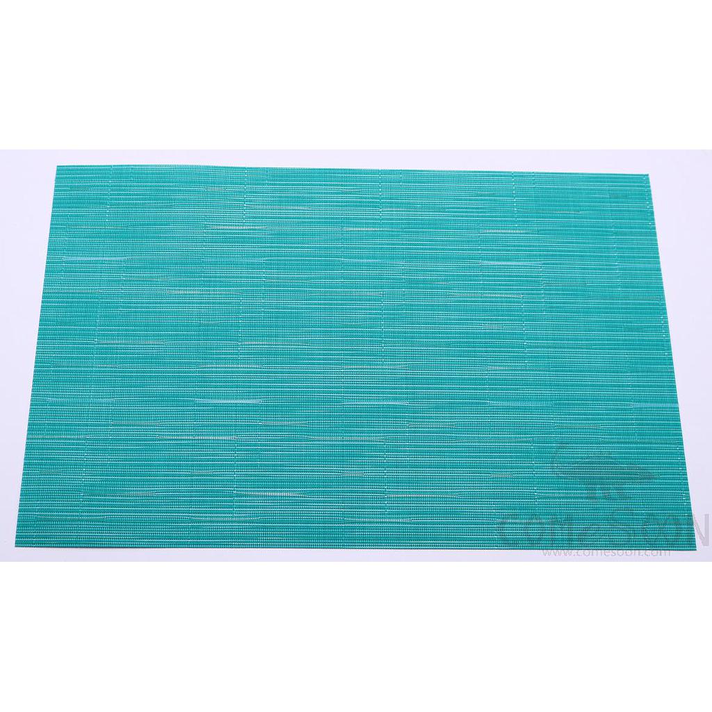 Pvc Placemat,Blue-Green Bamboo