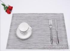 Pvc Placemat,Silver Twill Jacquard