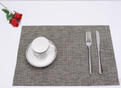 Pvc Placemat, Gold Shiny Silk