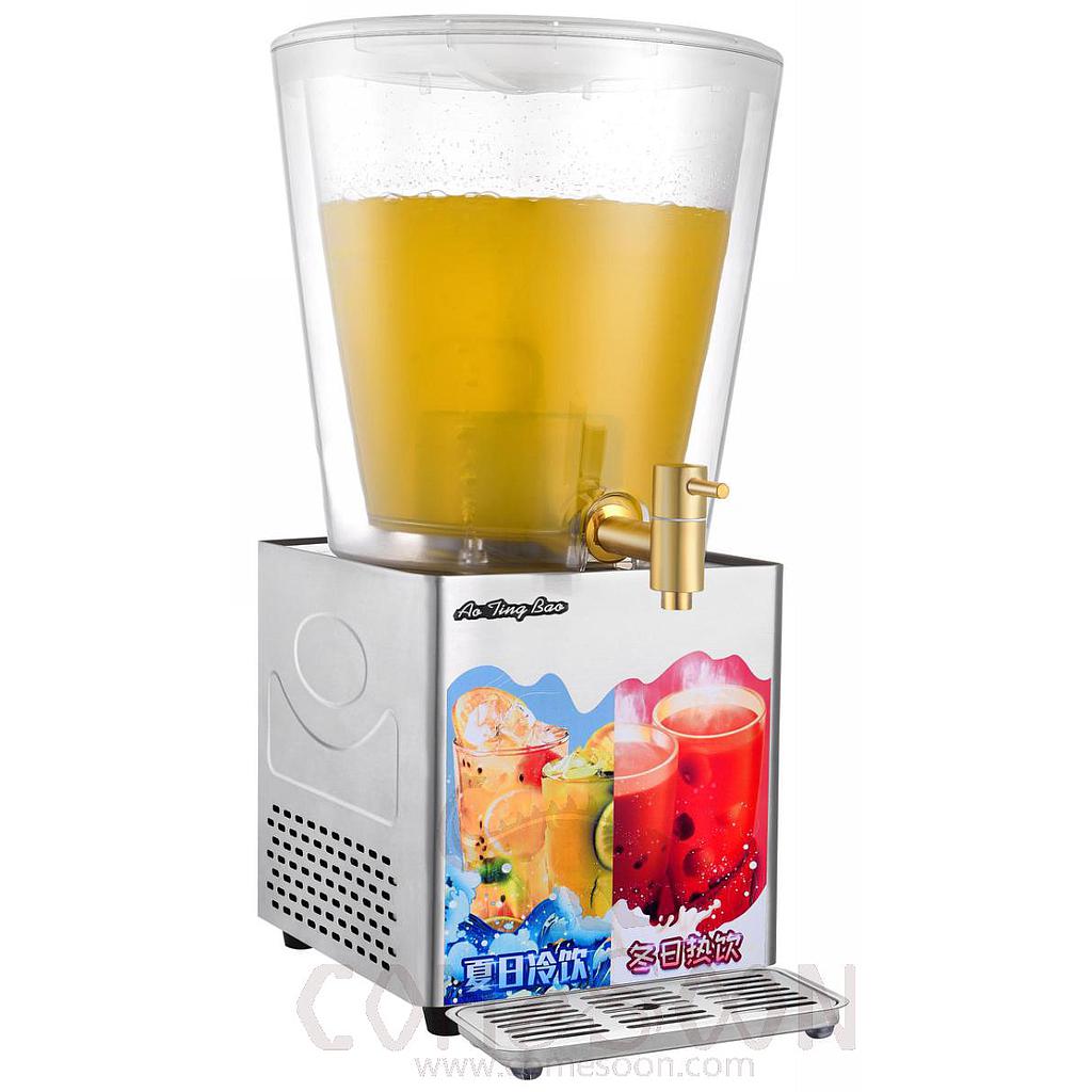 Refrigerated Beverage Machine,SS,10L,Silver