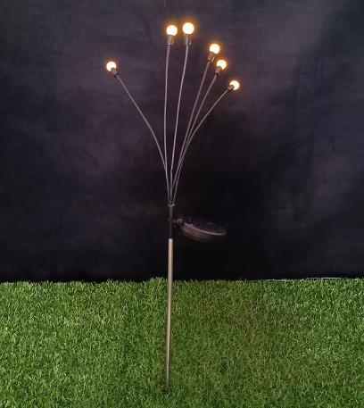 6 Head Solar Firefly
Insect Ground Light, Pvc,1.5cm*H70cm