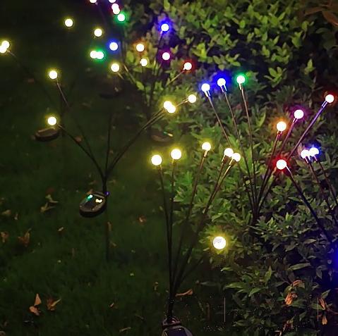 6 Head Solar Firefly
Insect Ground Light, Pvc,1.5cm*H70cm