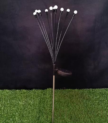 10 Head Solar Firefly
Insect Ground Light, Pvc,1.5cm*H70cm
