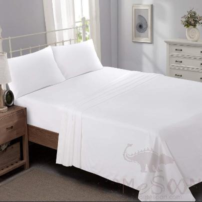 King Top Sheet,Cotton, 285*275cm