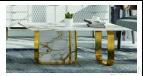 Coffee Table，Stainless Steel，130*70*43cm